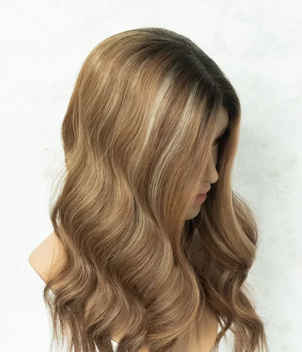 Jodie - 9”x 9” SILK TOP HUMAN HAIR TOPPER WITH WEFT BACK | POPULAR CHOICE - Image 7