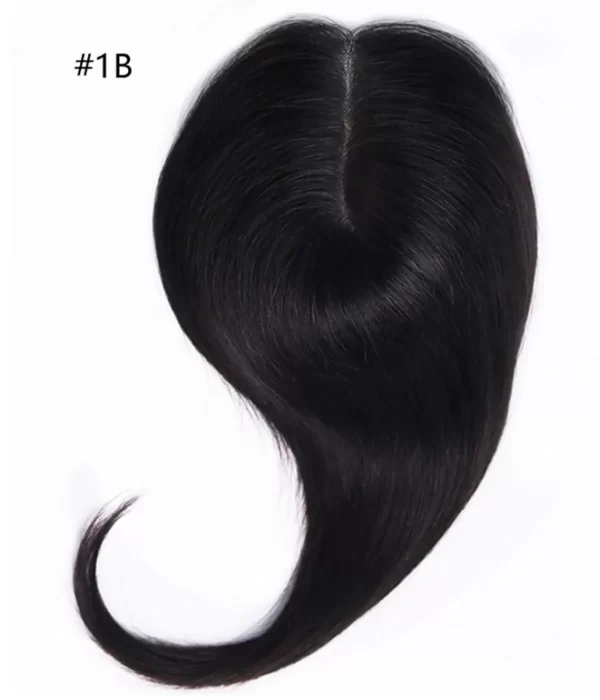 Paula - 5.5"x2.75" Full Silk Base Human Hair Topper | Hair Loss Integration System - Image 8