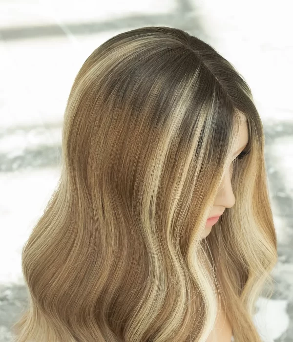 Jodie - 9”x 9” SILK TOP HUMAN HAIR TOPPER WITH WEFT BACK | POPULAR CHOICE - Image 3