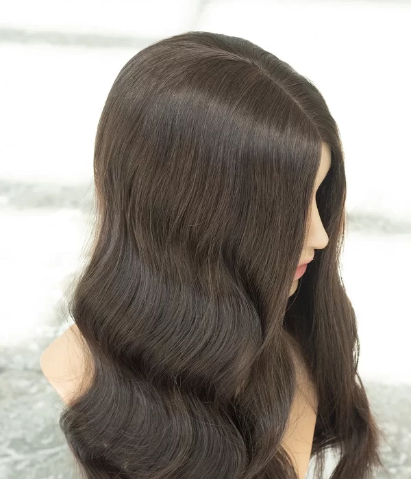 Jodie - 9”x 9” SILK TOP HUMAN HAIR TOPPER WITH WEFT BACK | POPULAR CHOICE - Image 5