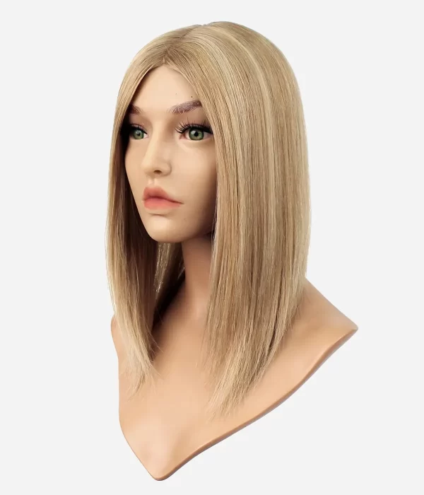 Vicky - 6"x7“ Mono Top Remy Human Hair Topper | Free Hair Parting | Breathable Base - Image 6