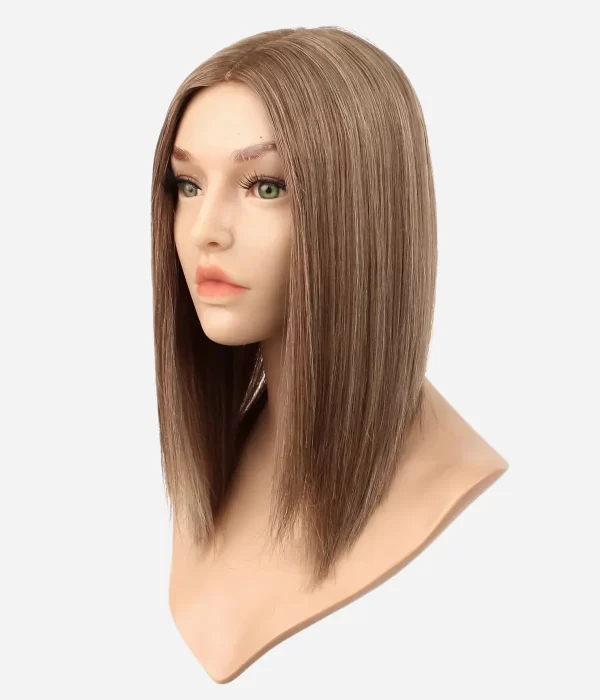 Vicky - 6"x7“ Mono Top Remy Human Hair Topper | Free Hair Parting | Breathable Base - Image 5
