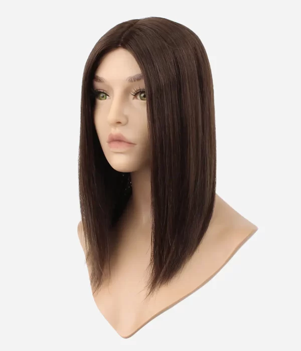 Vicky - 6"x7“ Mono Top Remy Human Hair Topper | Free Hair Parting | Breathable Base - Image 9