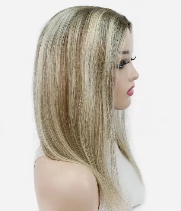 Julie - 5.5"x6.5" Full Mono Human Hair Topper | Low Density - Image 8