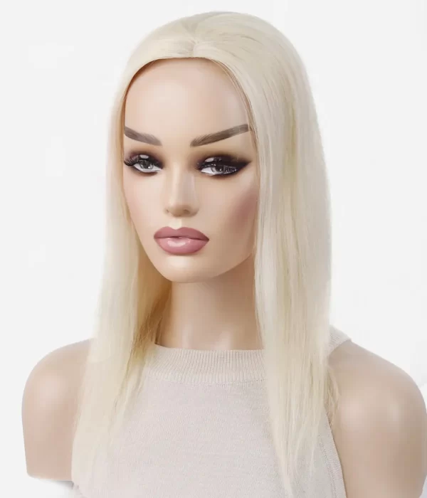 Karen - 2.75"x6" Full Mono Human Hair Topper for Thinning Hairline | Low Density - Image 6