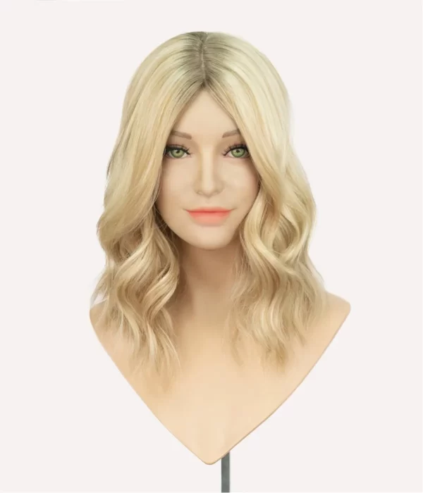 Jodie - 9”x 9” SILK TOP HUMAN HAIR TOPPER WITH WEFT BACK | POPULAR CHOICE - Image 4