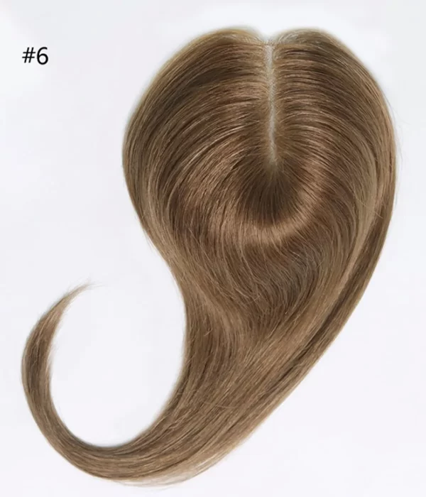 Paula - 5.5"x2.75" Full Silk Base Human Hair Topper | Hair Loss Integration System - Image 12