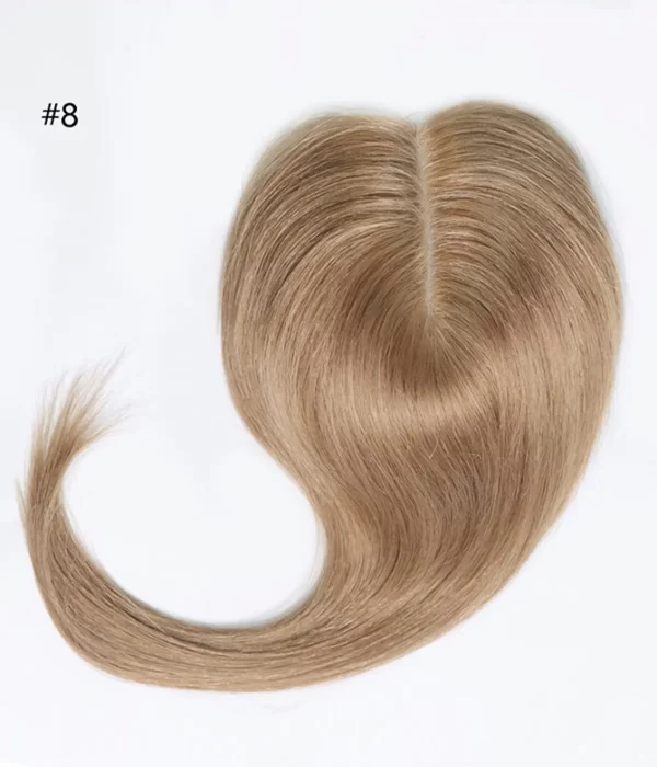 Paula - 5.5"x2.75" Full Silk Base Human Hair Topper | Hair Loss Integration System - Image 14