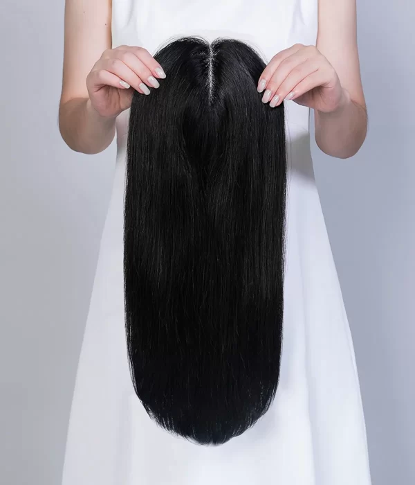 Katherine - 6"x6" Silk Top Human Hair Topper - Image 3