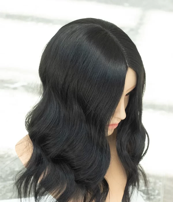 Jodie - 9”x 9” SILK TOP HUMAN HAIR TOPPER WITH WEFT BACK | POPULAR CHOICE