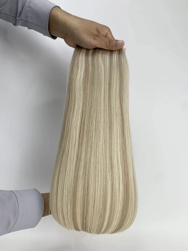 Machine weft hair extensions double drawn for 100g - Image 26