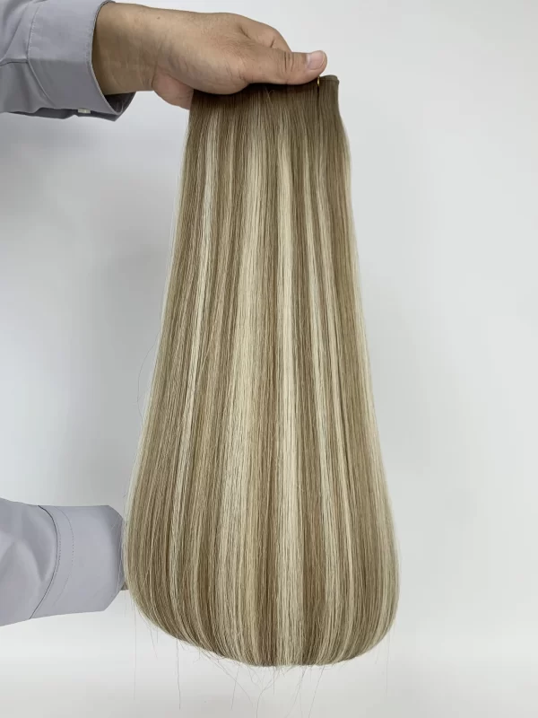 Machine weft hair extensions double drawn for 100g - Image 16