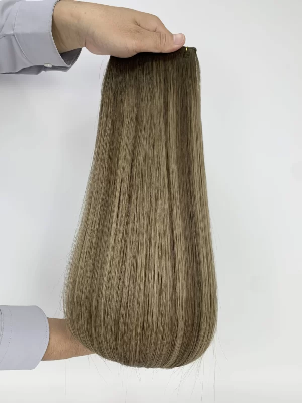 Machine weft hair extensions double drawn for 100g - Image 18