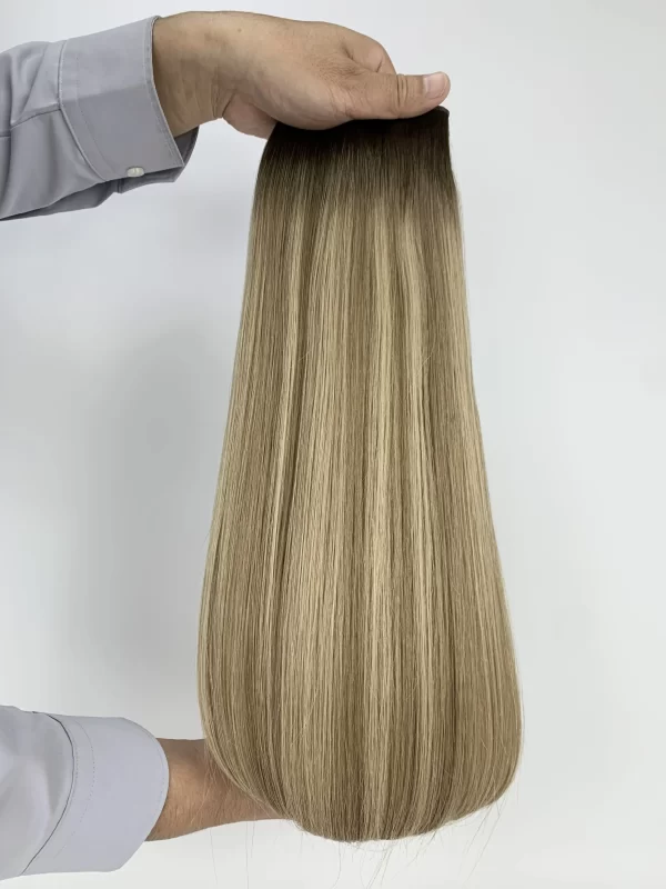 Machine weft hair extensions double drawn for 100g - Image 17